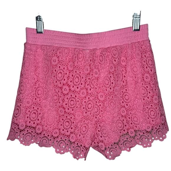 NWT Design History Shorts Eyelet Lace Pink Girls Stitch Fix Size L Large - Picture 5 of 10